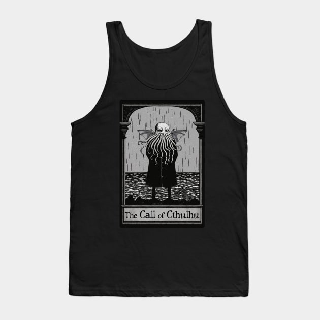 Edward Gorey's The Call of Cthulhu Tank Top by Hiraeth Tees